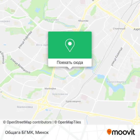 Карта Общага БГМК