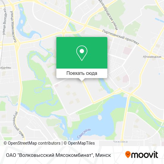 Карта ОАО "Волковысский Мясокомбинат"