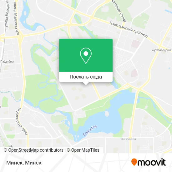 Карта Минск