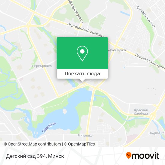 Карта Детский сад 394
