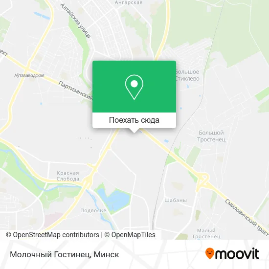 Карта Молочный Гостинец