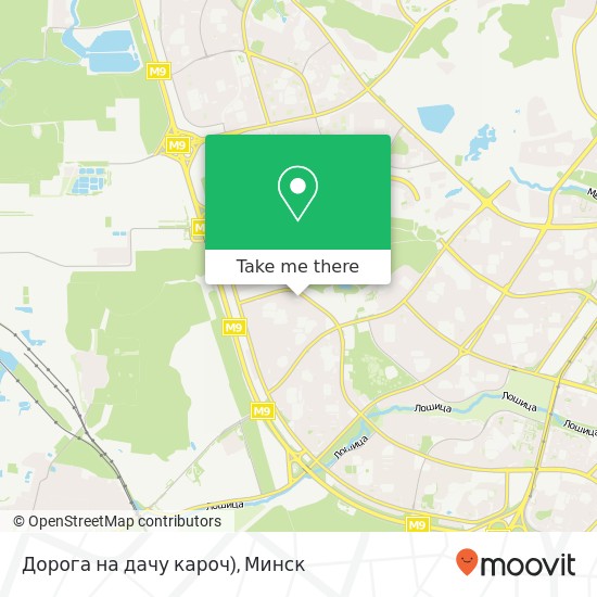 Карта Дорога на дачу кароч)