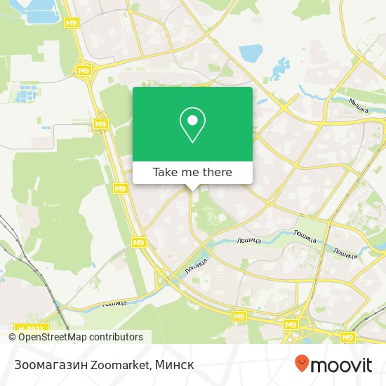 Карта Зоомагазин Zoomarket