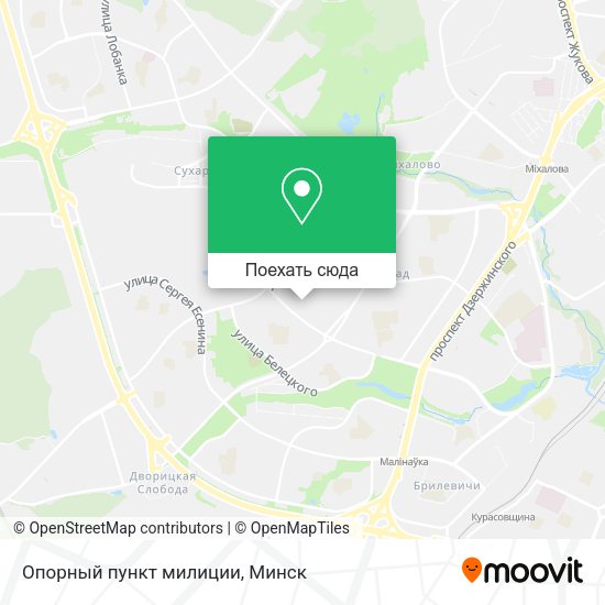 Карта Опорный пункт милиции