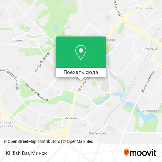 Карта Killfish Bar