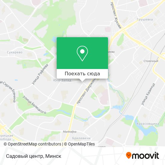 Карта Садовый центр