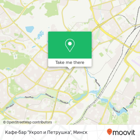 Карта Кафе-бар "Укроп и Петрушка"