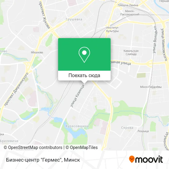 Карта Бизнес-центр "Гермес"