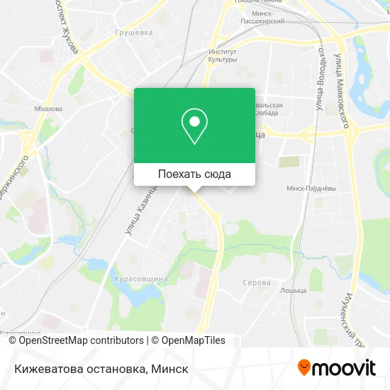 Карта Кижеватова остановка