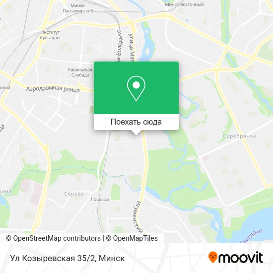 Карта Ул Козыревская 35/2