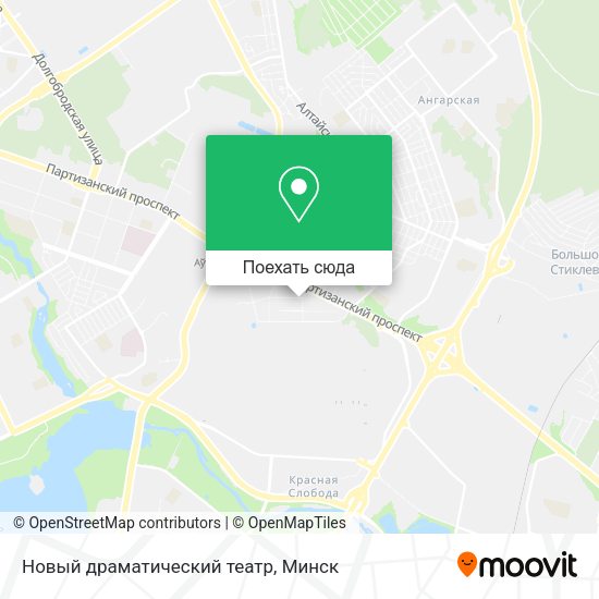 Карта Новый драматический театр