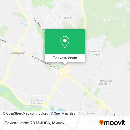 Карта Байкальская  70 МИНСК