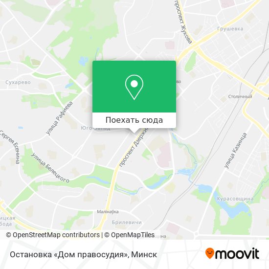 Карта Остановка «Дом правосудия»