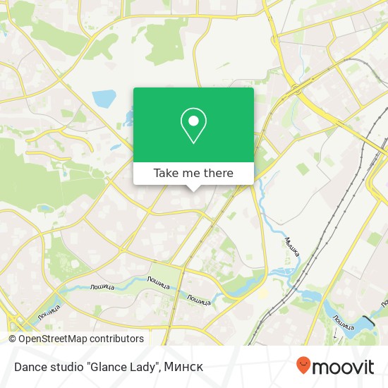 Карта Dance studio "Glance Lady"