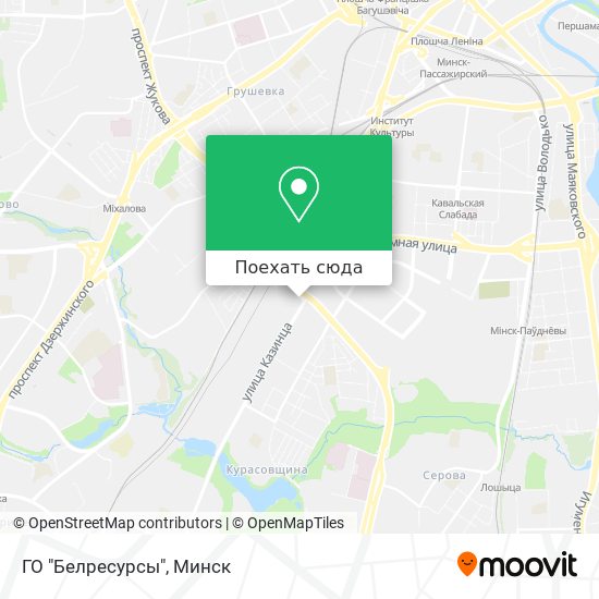 Карта ГО "Белресурсы"