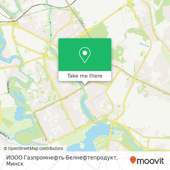 Карта ИООО Газпромнефть-Белнефтепродукт