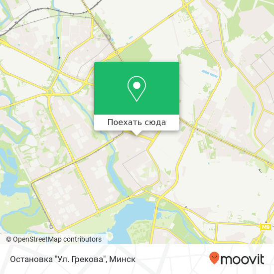Карта Остановка "Ул. Грекова"