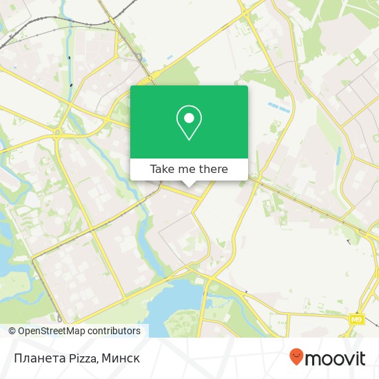 Карта Планета Pizza