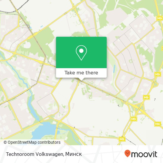 Карта Technoroom Volkswagen