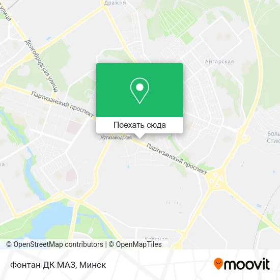 Карта Фонтан ДК МАЗ