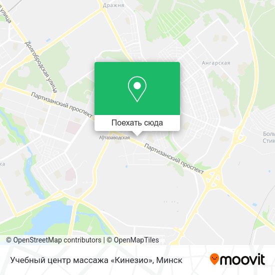 Карта Учебный центр массажа «Кинезио»