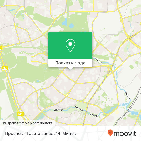 Карта Проспект "Газета звязда" 4