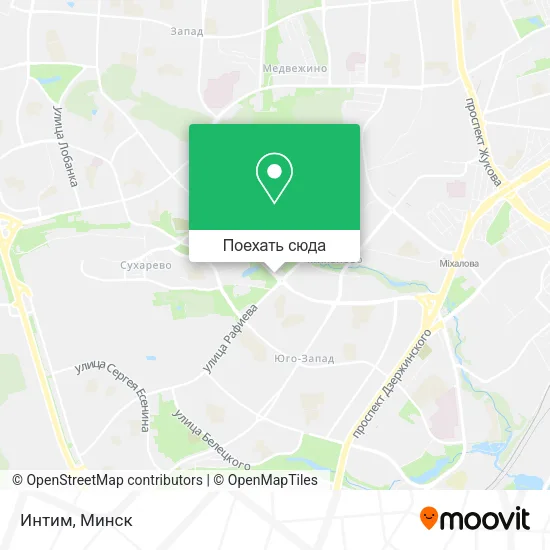 Карта Интим