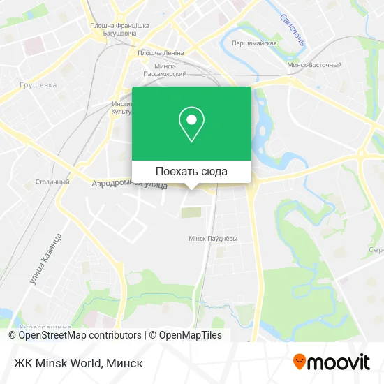 Карта ЖК Minsk World