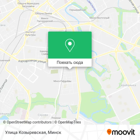 Карта Улица Козыревская