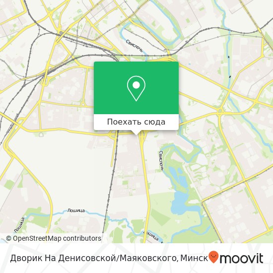 Карта Дворик На Денисовской / Маяковского