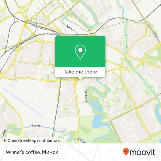 Карта Winner's coffee