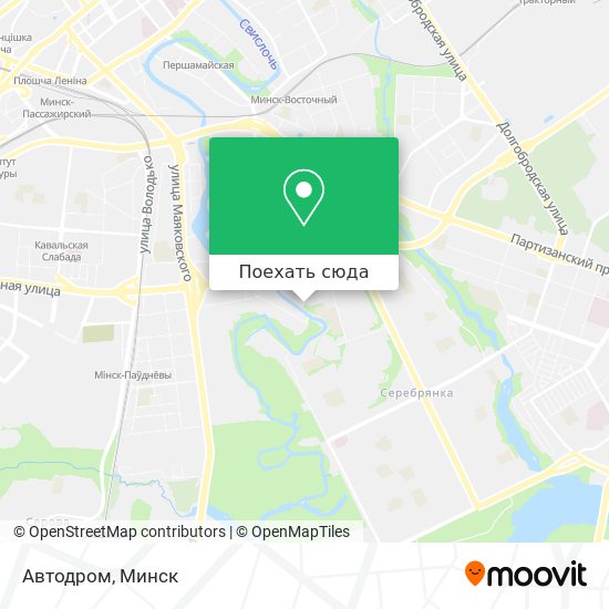 Карта Автодром