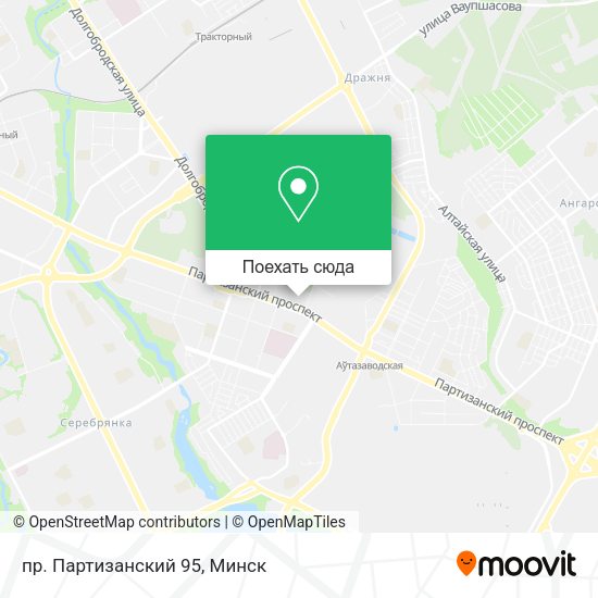 Карта пр. Партизанский 95