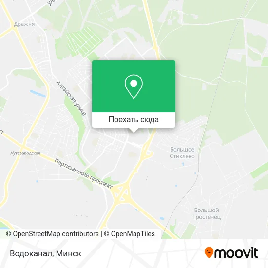 Карта Водоканал