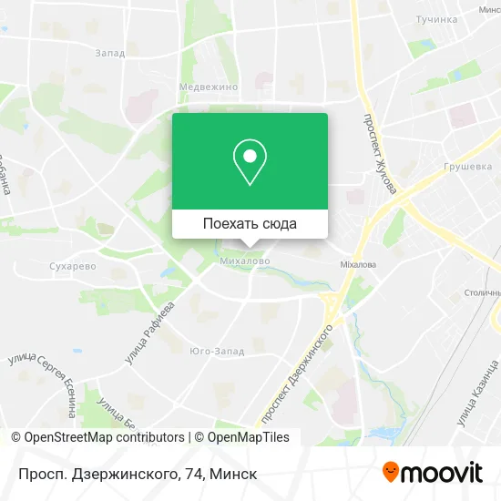 Карта Просп. Дзержинского, 74
