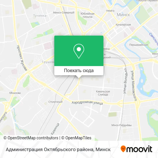 Карта Администрация Октябрьского района