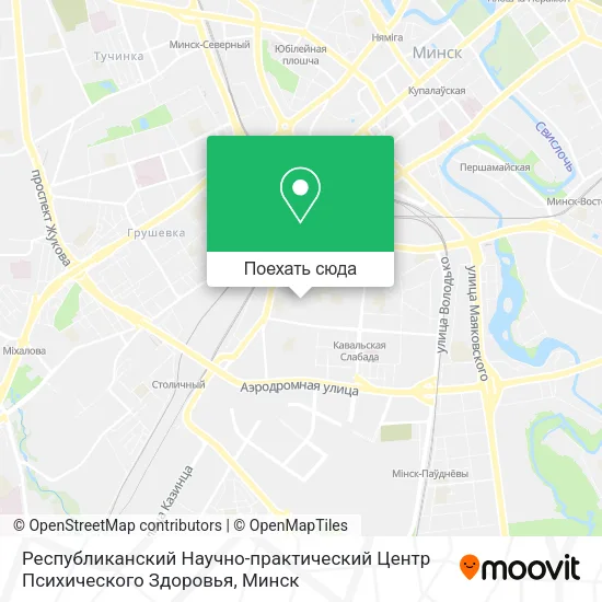 Карта Республиканский Научно-практический Центр Психического Здоровья
