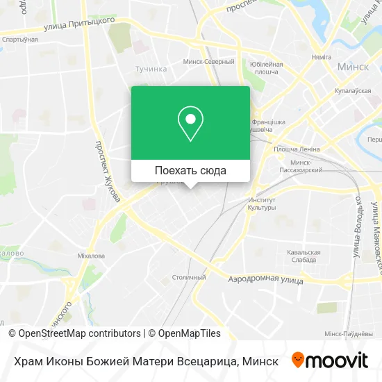 Карта Храм Иконы Божией Матери Всецарица