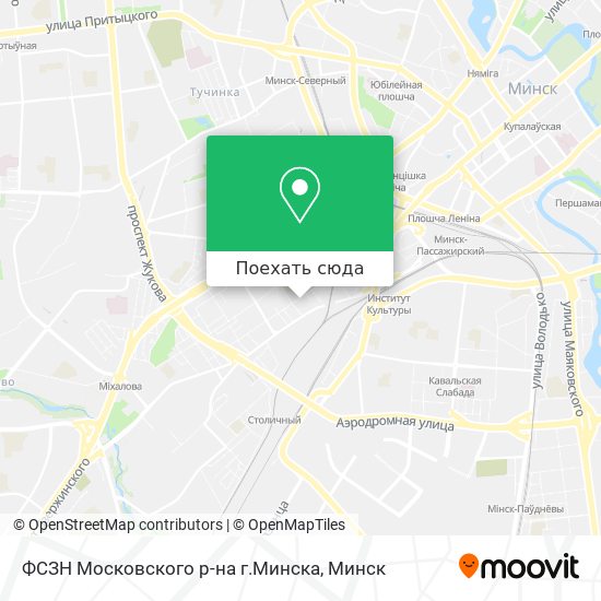 Карта ФСЗН Московского р-на г.Минска