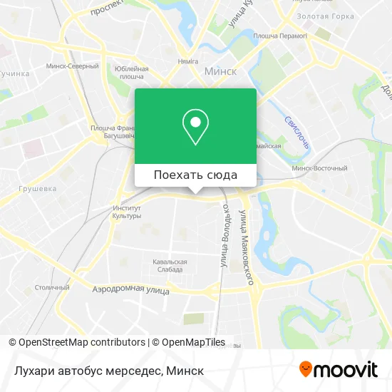 Карта Лухари автобус мерседес