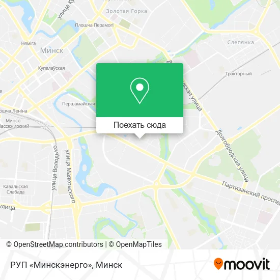 Карта РУП «Минскэнерго»