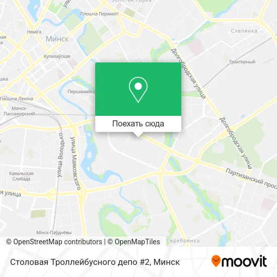 Карта Столовая Троллейбусного депо #2