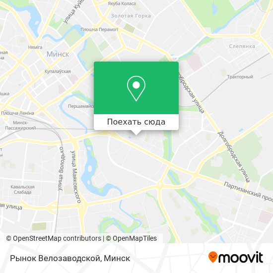 Карта Рынок Велозаводской
