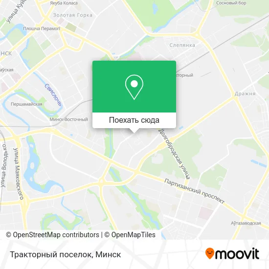 Карта Тракторный поселок
