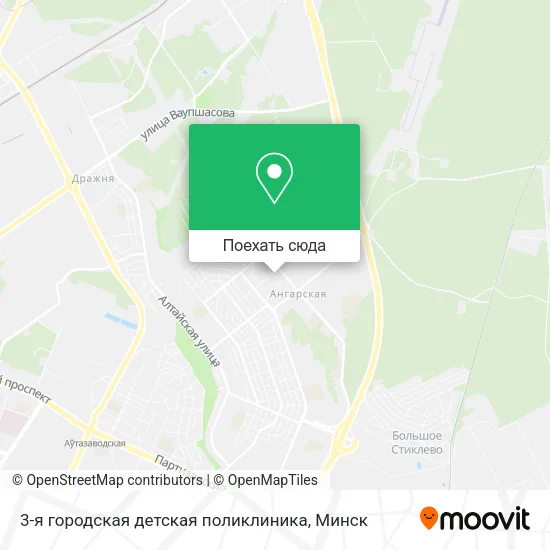 Карта 3-я городская детская поликлиника