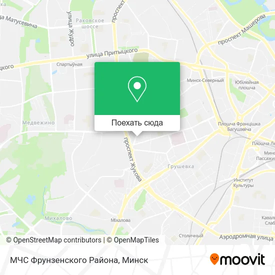 Карта МЧС Фрунзенского Района