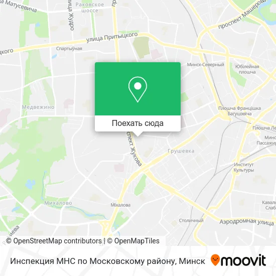 Карта Инспекция МНС по Московскому району