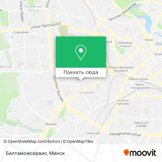 Карта Белтаможсервис