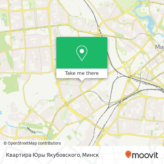 Карта Квартира Юры Якубовского