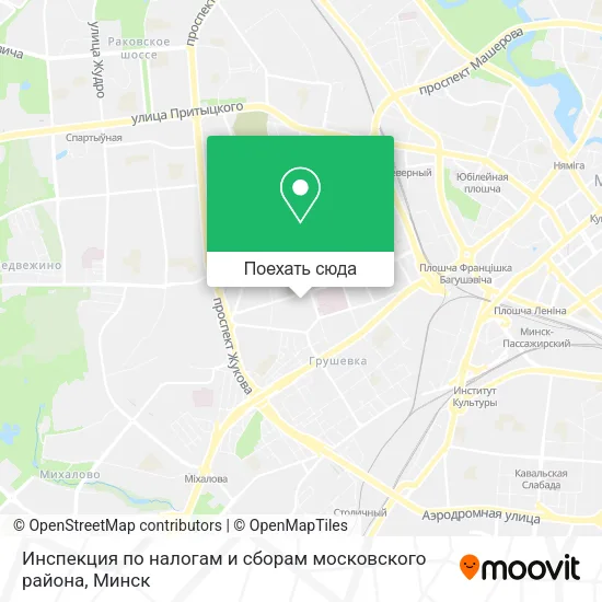 Карта Инспекция по налогам и сборам московского района
